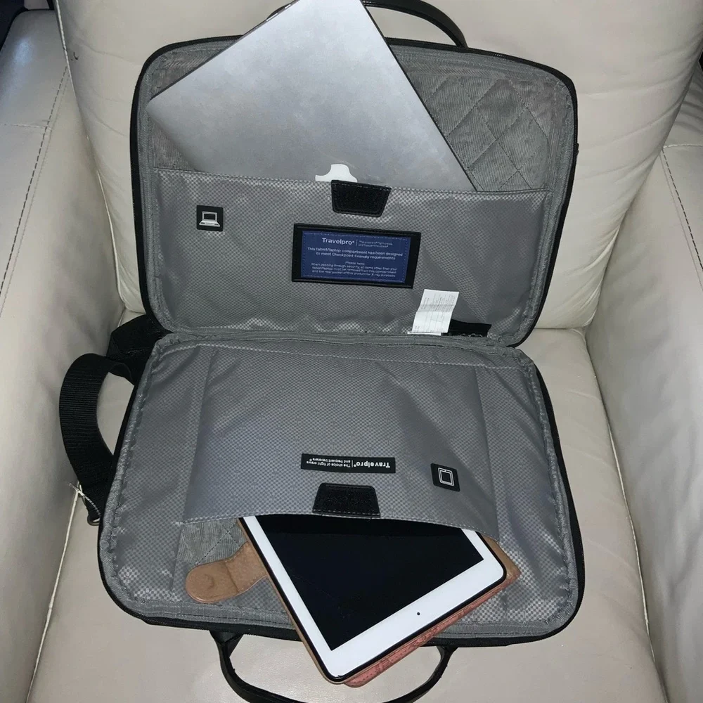 Travelpro check point friendly slim brief-Laptop, tablet. Office & travel. NWT.
